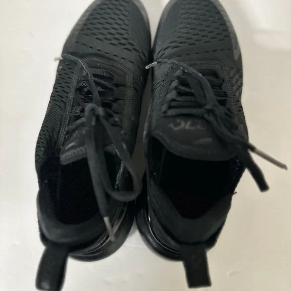 Nike Air Max 270 Triple Black Sneakers Men’s Size 8.5 - Picture 3 of 6